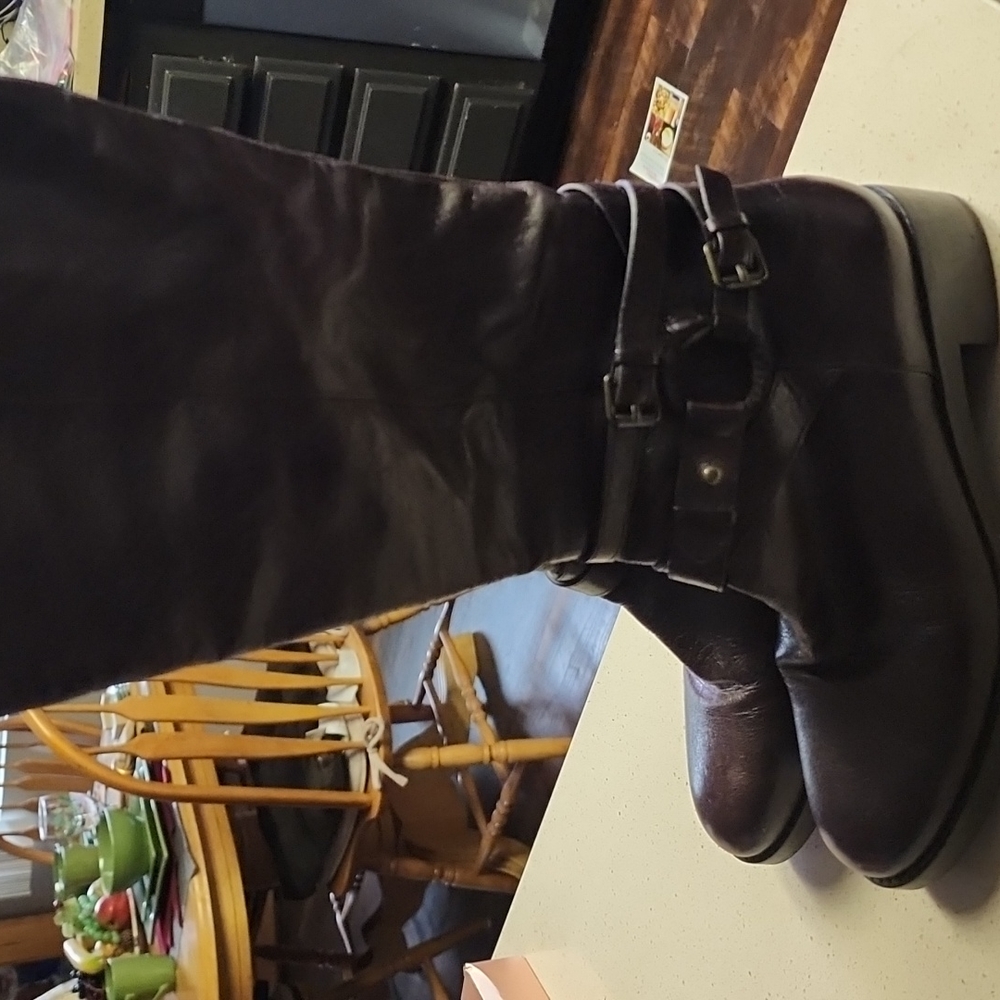Via Spiga leather riding boots